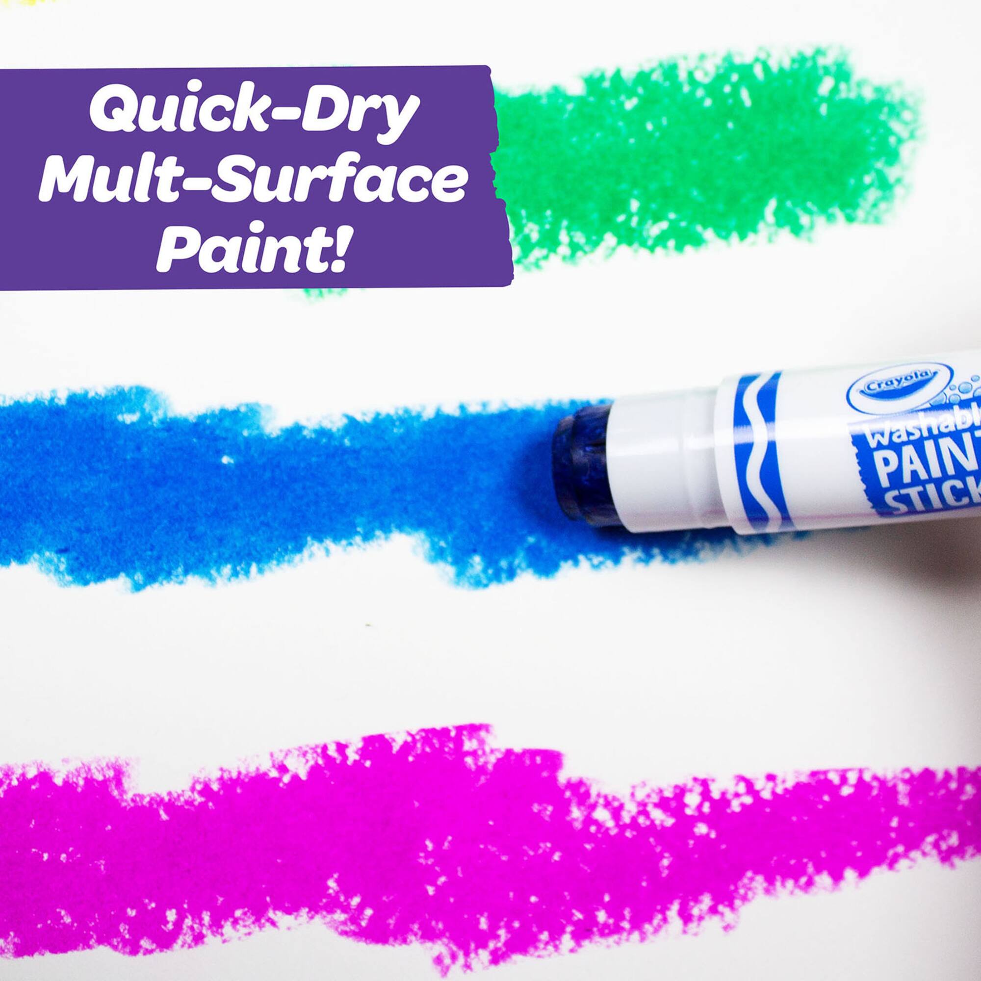 Crayola® Washable Paint Sticks, 3 Packs of 6